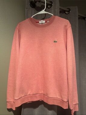 Lacoste Rose Pink Crewneck Sweatshirt
